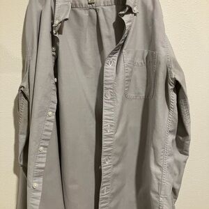 J. Crew Gray Oxford Shirt